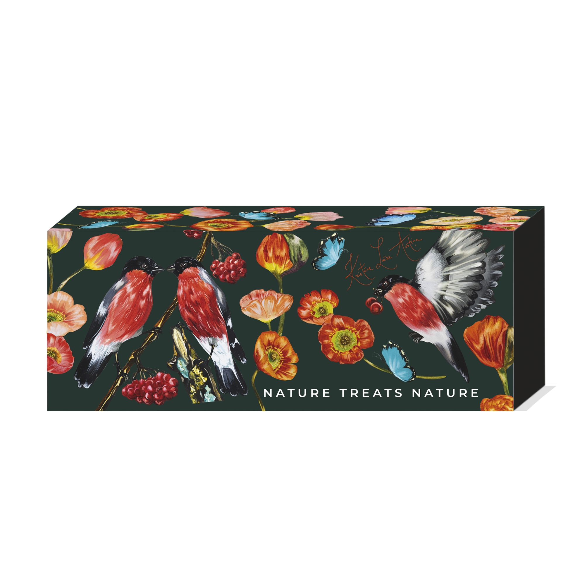 Dāvanu kastīte Dizaina Tumši Zaļa S (174x66x59 mm)